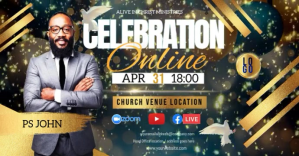 Schwarz Church Celebration Event Okładka wydarzenia na Facebooku Template