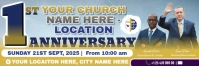 Church Anniversary Celebrations Banner template