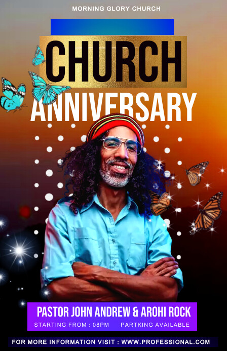 church anniversary/church night Template | PosterMyWall