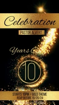Church Anniversary Instagram Story template