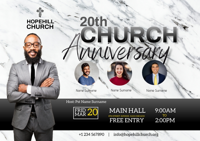 church anniversary Template | PosterMyWall Church anniversary Template | PosterMyWall