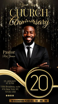 Church Anniversary Historia de Instagram template