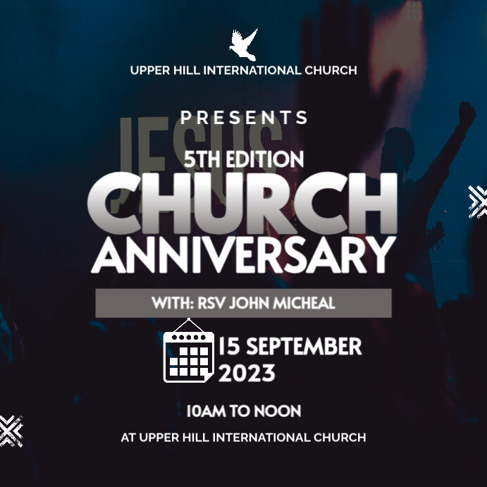Copy of church anniversary | PosterMyWall