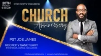church anniversary Digital Display (16:9) template