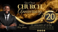 Church Anniversary Digital Display (16:9) template