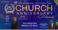 Church Anniversary Facebook Event Cover template