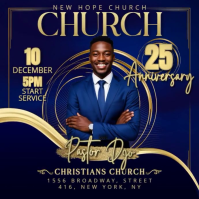 Church Anniversary Instagram-bericht template