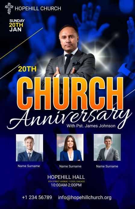 church anniversary Template | PosterMyWall Church anniversary Template | PosterMyWall