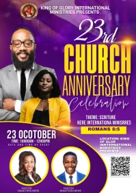 CHURCH ANNIVERSARY A4 template