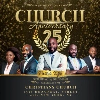 Church Anniversary Instagram Post template