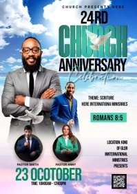 CHURCH ANNIVERSARY A4 template