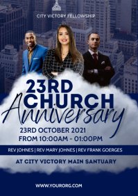 Church Anniversary Template | PosterMyWall
