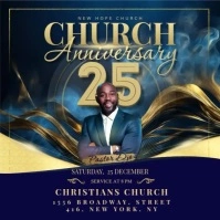 Church Anniversary Instagram na Post template