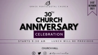 church anniversary Blog Header template