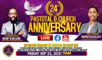 Church anniversary Tag template