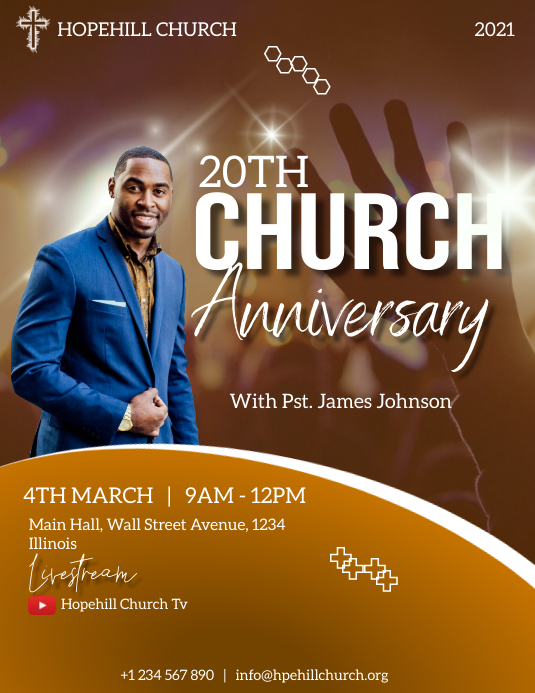 Copy of church anniversary flyer Copy of church anniversary flyer | PosterMyWall