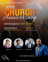 church anniversary flyer Template | PosterMyWall