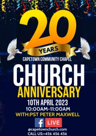 church anniversary flyer template (1) A1
