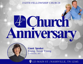 customize 3 410 church flyer templates postermywall church anniversary announcement