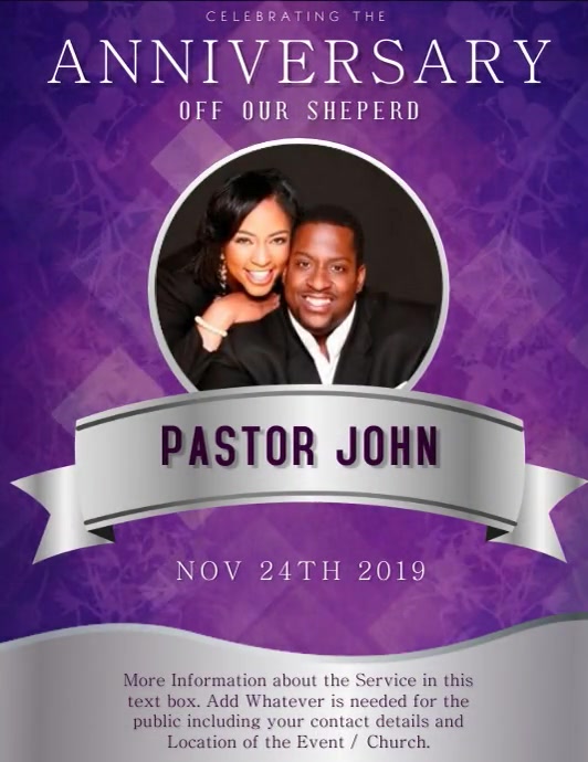 CHURCH ANNIVERSARY Flyer Template