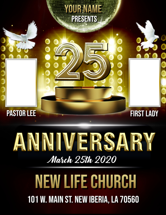 CHURCH ANNIVERSARY FLYER TEMPLATE PosterMyWall CHURCH ANNIVERSARY FLYER TEMPLATE PosterMyWall