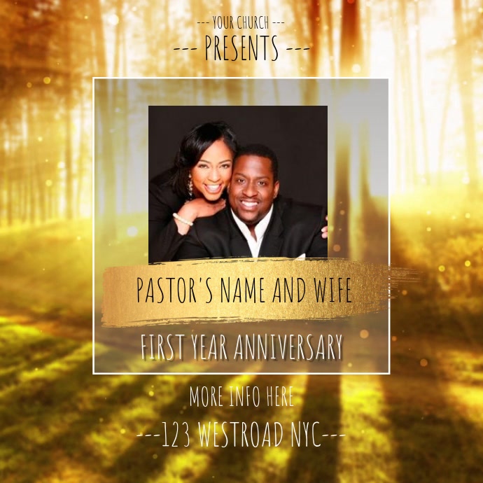 CHURCH ANNIVERSARY SERMON SERVICE TEMPLATE PosterMyWall