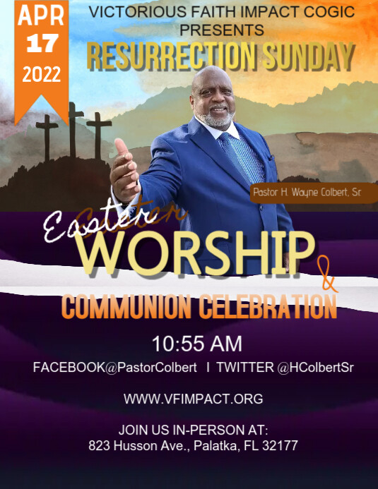 Church Announcement Template PosterMyWall