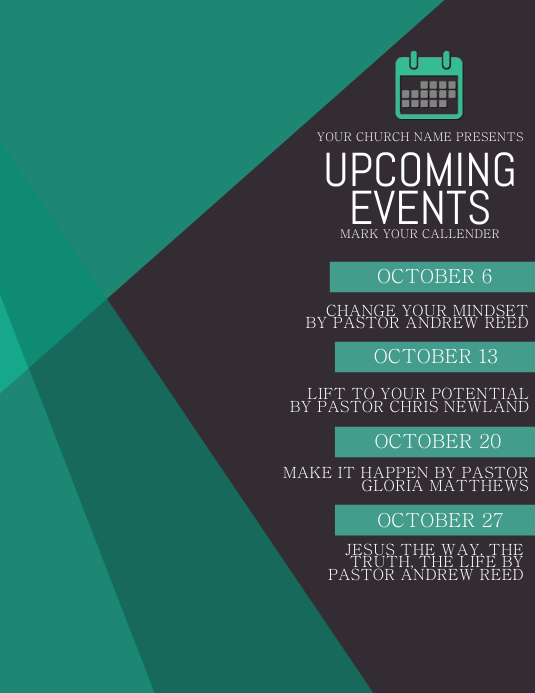 Church Announcement Slide Template PosterMyWall