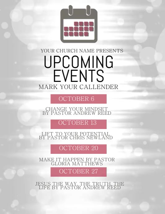 Church Announcement Slide Template PosterMyWall
