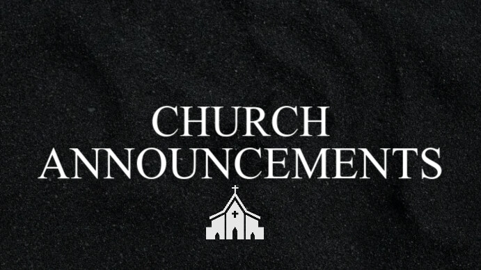 Copy of church announcements flyer PosterMyWall Copy of church announcements flyer PosterMyWall