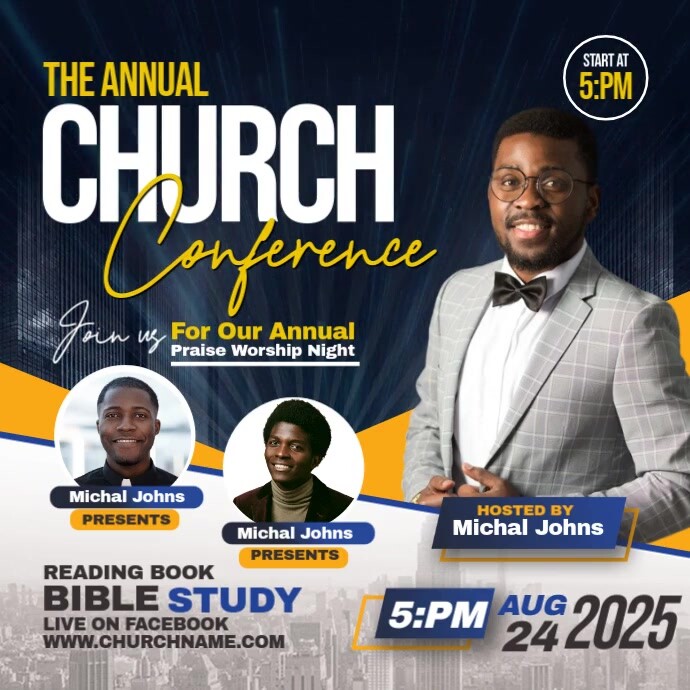 Copy of church Annual conference | PosterMyWall