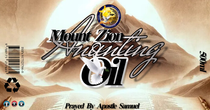 Church Water Sticker Examples Plantilla de Church Anointing Water Sticker | PosterMyWall