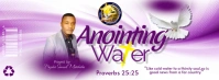 Church Anointing Water Sticker Facebook Cover Photo template