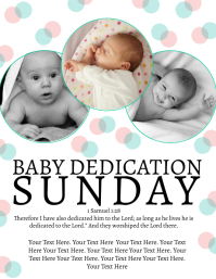 2 080 Baby Dedication Customizable Design Templates Postermywall