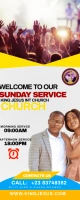 Church banner template