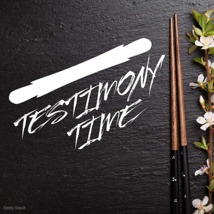 CHURCH BANNER TESTIMONY TIME Template | PosterMyWall