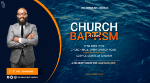 church baptism classes Prezentacja (16:9) template