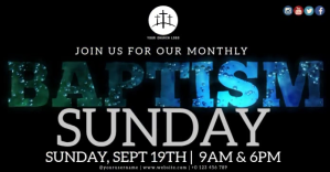 CHURCH BAPTISM SUNDAY EVENT TEMPLATE Immagine condivisa di Facebook