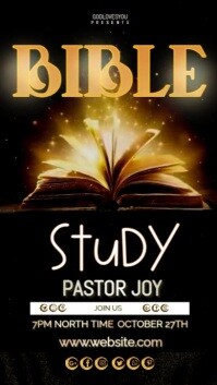 church bible study Instagram Story template