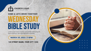 Church Bible Study Nagłowek bloga template