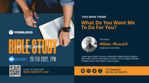 church bible study Prezentacja (16:9) template