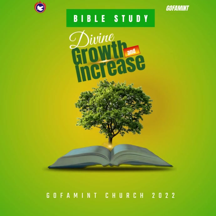 Church Bible study flyer Template โพสต์บน Instagram