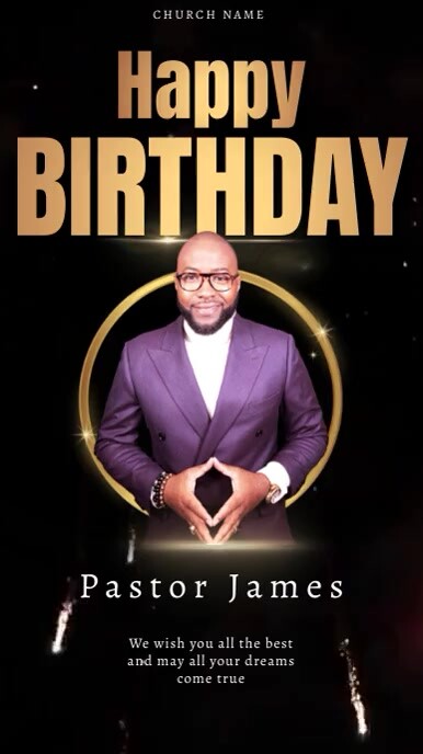 church birthday celebration event template | PosterMyWall