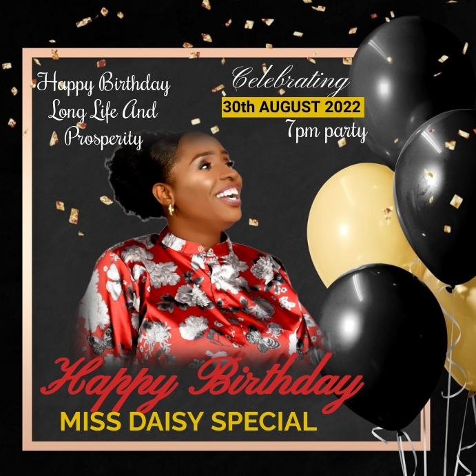 Church Birthday Template | PosterMyWall