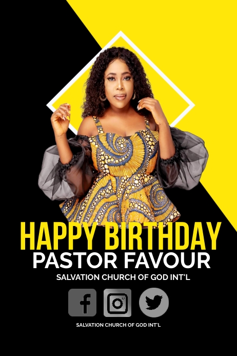 Church Birthday Template | PosterMyWall