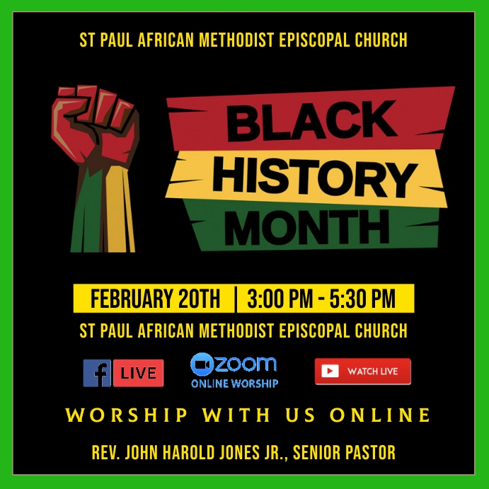 church-black-history-month-celebration-template-postermywall for Black History Skits For Church Free Printable church black history month celebration Template | PosterMyWall for Black History Skits For Church Free Printable