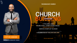 Church building fundraiser Präsentation (16:9) template