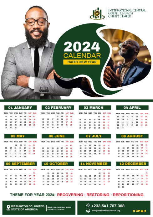 Copy of Church Calendar Template | PosterMyWall