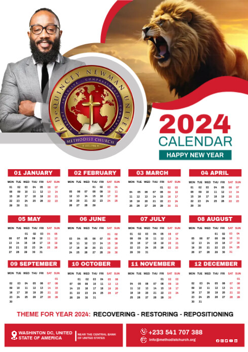 Copy of Church Calendar Template | PosterMyWall