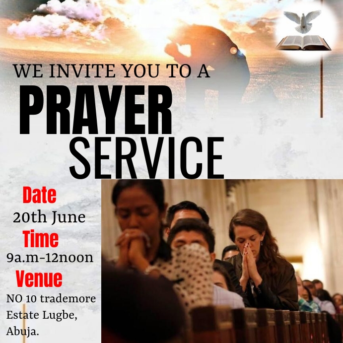 Church Card Sample Copy of Church card | PosterMyWall